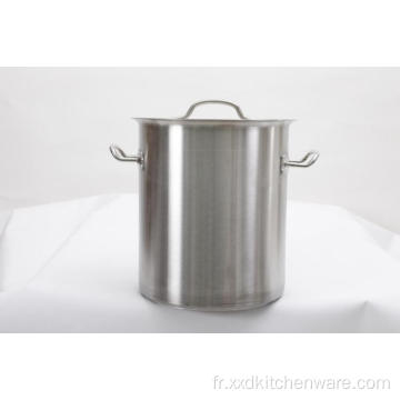 Stockpot en acier inoxydable de haute qualité